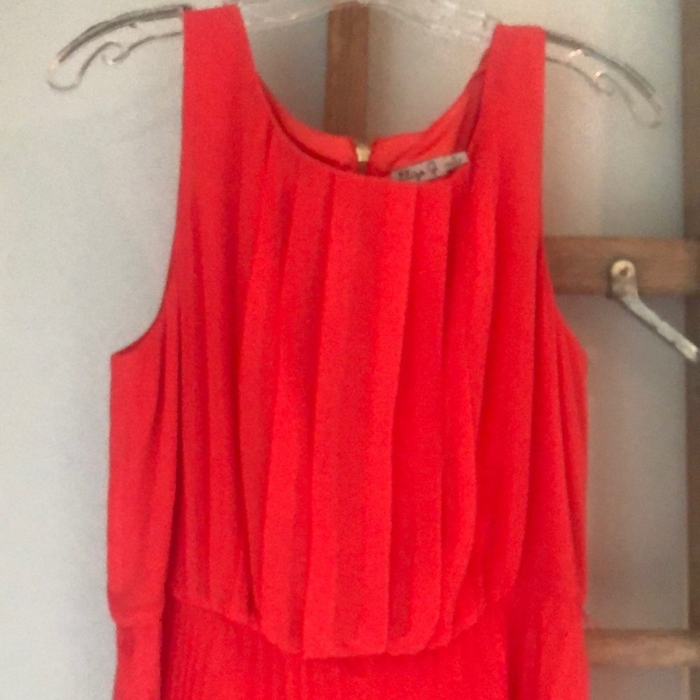 Elegant Blush Coral Maxi Dress
